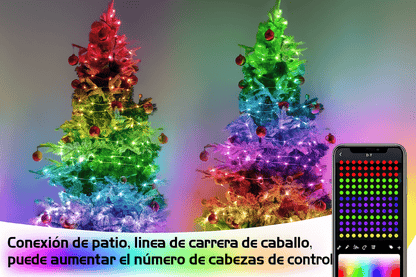 Guirnalda de Luces LED "Hilo de Hadas" RGBIC con Control por App - TuAliado Homeplus