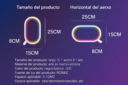Lámpara de Ambiente Inteligente RGB: Diseño Creativo para Escritorios, Gaming y Hogar Conectado - TuAliado Homeplus