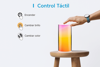 Lámpara Portátil Inteligente RGB WiFi (Tuya): Luz de Ambiente para Hogar y Camping - TuAliado Homeplus