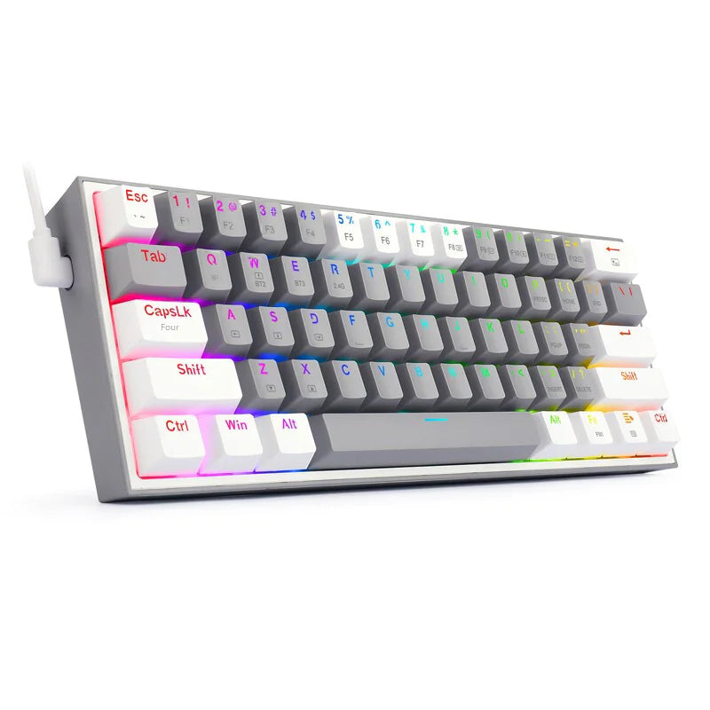 Teclado mecánico Redragon K617 de 61 teclas con intercambio en caliente