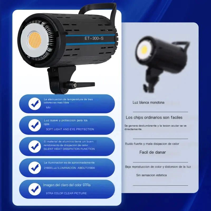 300W Professional Soft Light Photography Lamp TuAliado Homeplus