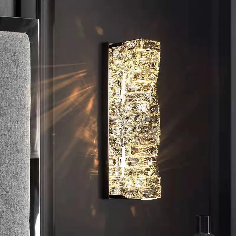 Artlight: CrystalLUZ Lámpara de Pared de Cristal Postmoderna