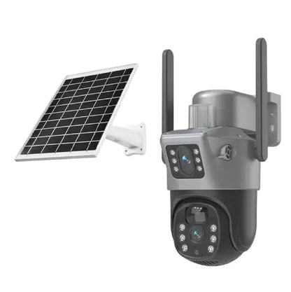 Cámara de Seguridad Solar WiFi para Exterior: Vigilancia HD 24/7 sin Cables - TuAliado Homeplus