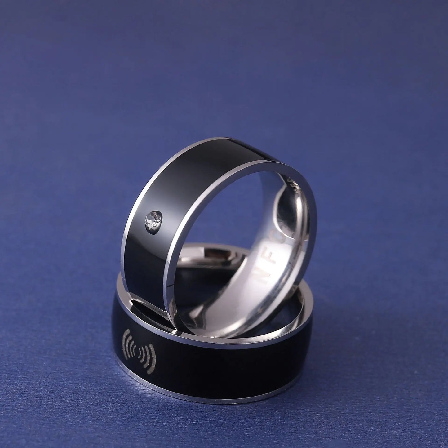 Titanium Steel Smart Ring for Phone Tagging
