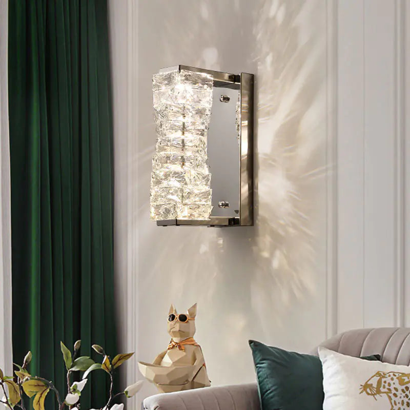 Artlight: CrystalLUZ Lámpara de Pared de Cristal Postmoderna