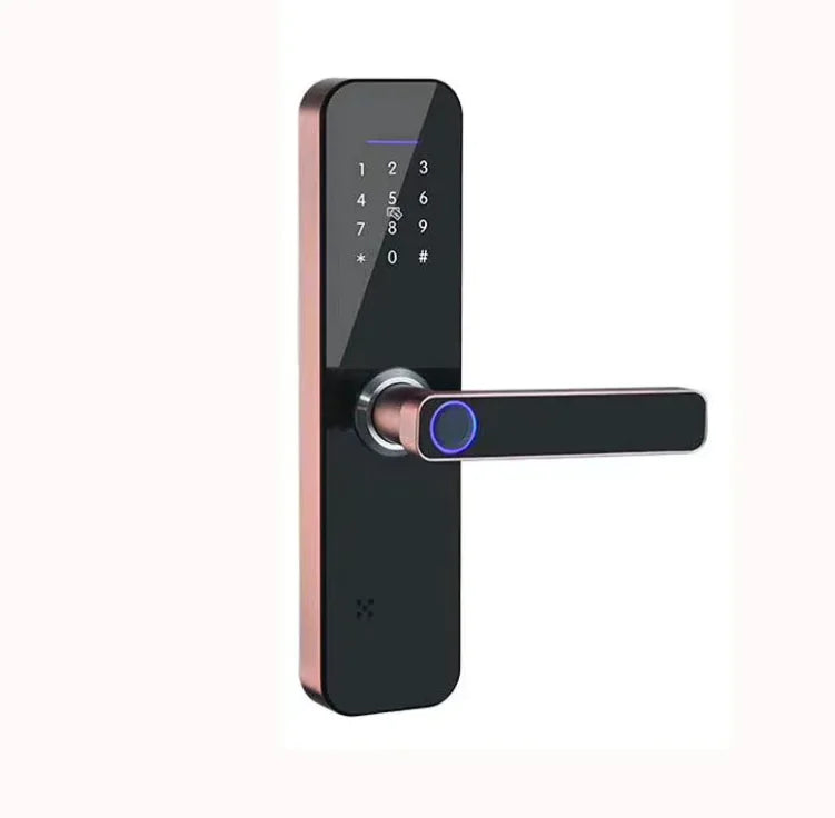 Cerradura Inteligente F005 de Aluminio: 6 Métodos de Acceso para Máxima Seguridad