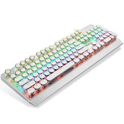 Retrokey: Teclado Mecánico Steampunk