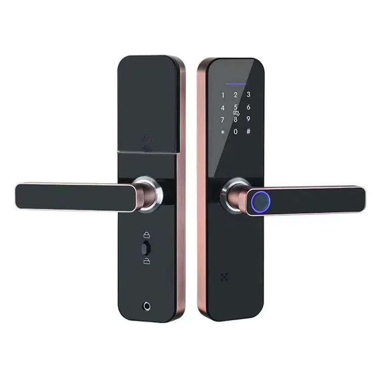 Cerradura Inteligente F005 de Aluminio: 6 Métodos de Acceso para Máxima Seguridad