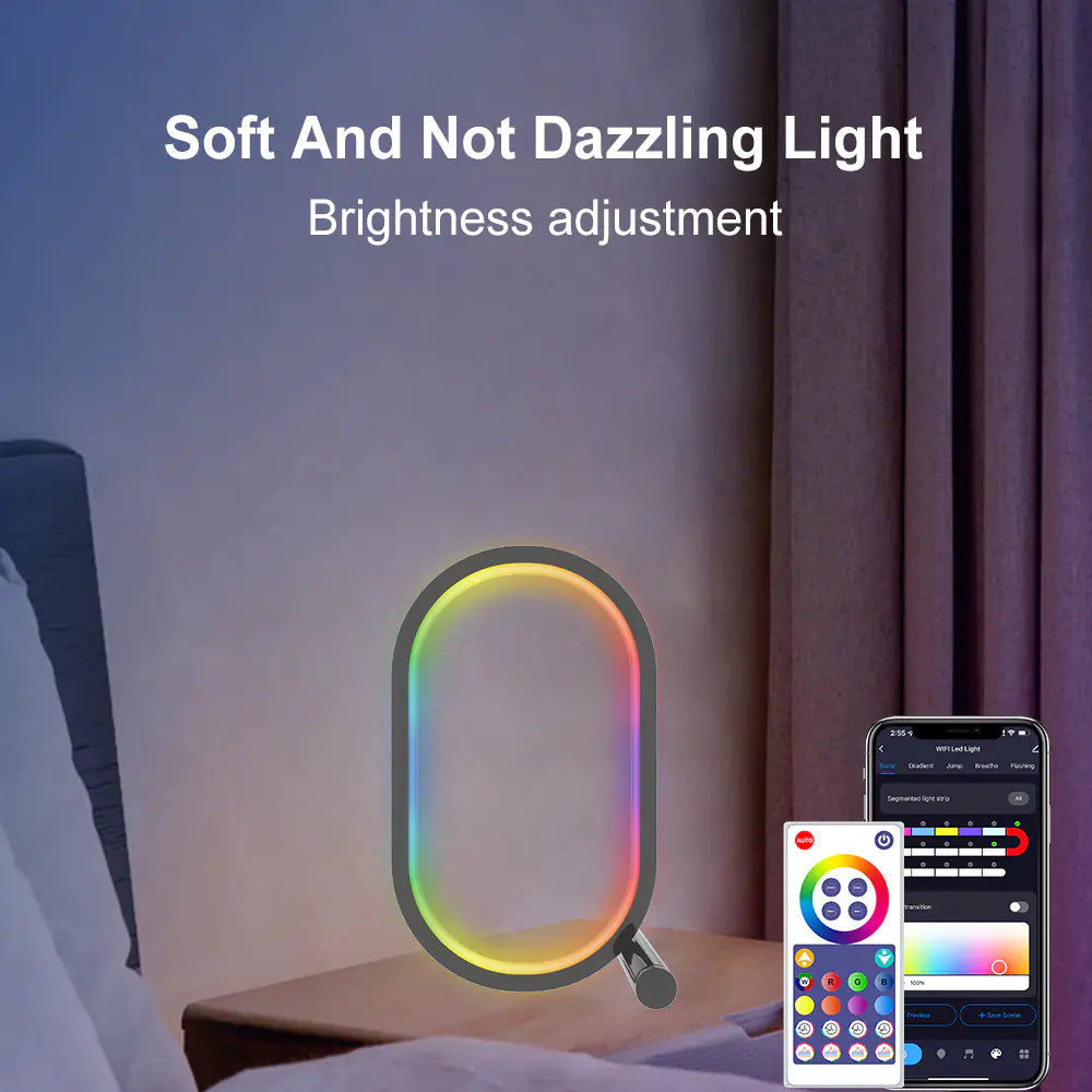 Smart WiFi RGB Creative Desk Lamp for Gaming Setup
