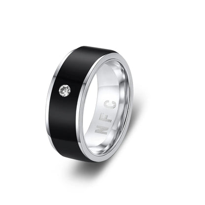 Titanium Steel Smart Ring for Phone Tagging