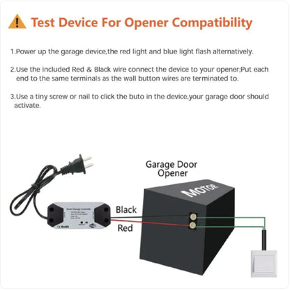 Controlador Inteligente WiFi para Puerta de Garaje (Tuya): Abre y Cierra tu Garaje con el Celular o la Voz