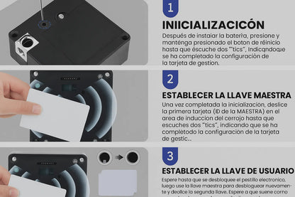 Cerradura Inteligente Invisible RFID: Seguridad Oculta para tus Gabinetes y Cajones