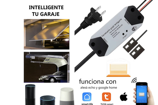 Controlador Inteligente WiFi para Puerta de Garaje (Tuya): Abre y Cierra tu Garaje con el Celular o la Voz
