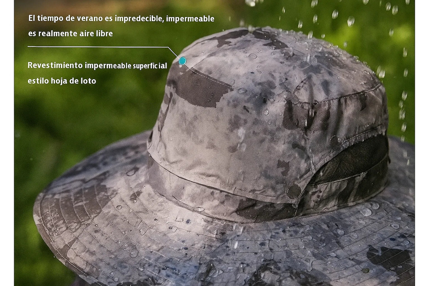 Gorra con ventilador solar y protección UV para mantenerse fresco al aire libre.