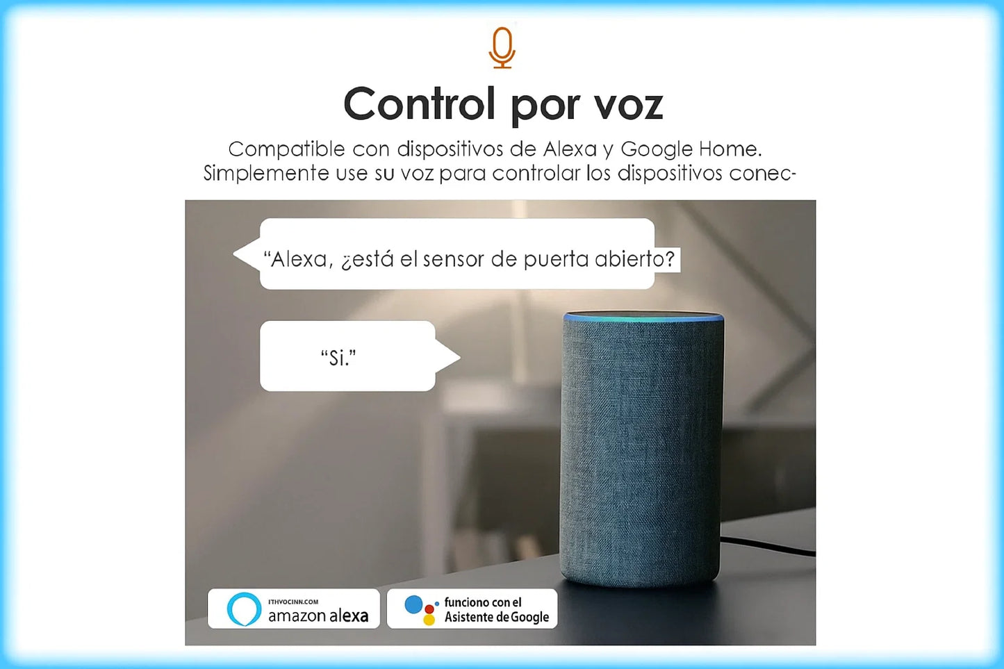 Sensor Inteligente WiFi para Puertas y Ventanas: Tu Alerta de Seguridad Instantánea - TuAliado Homeplus