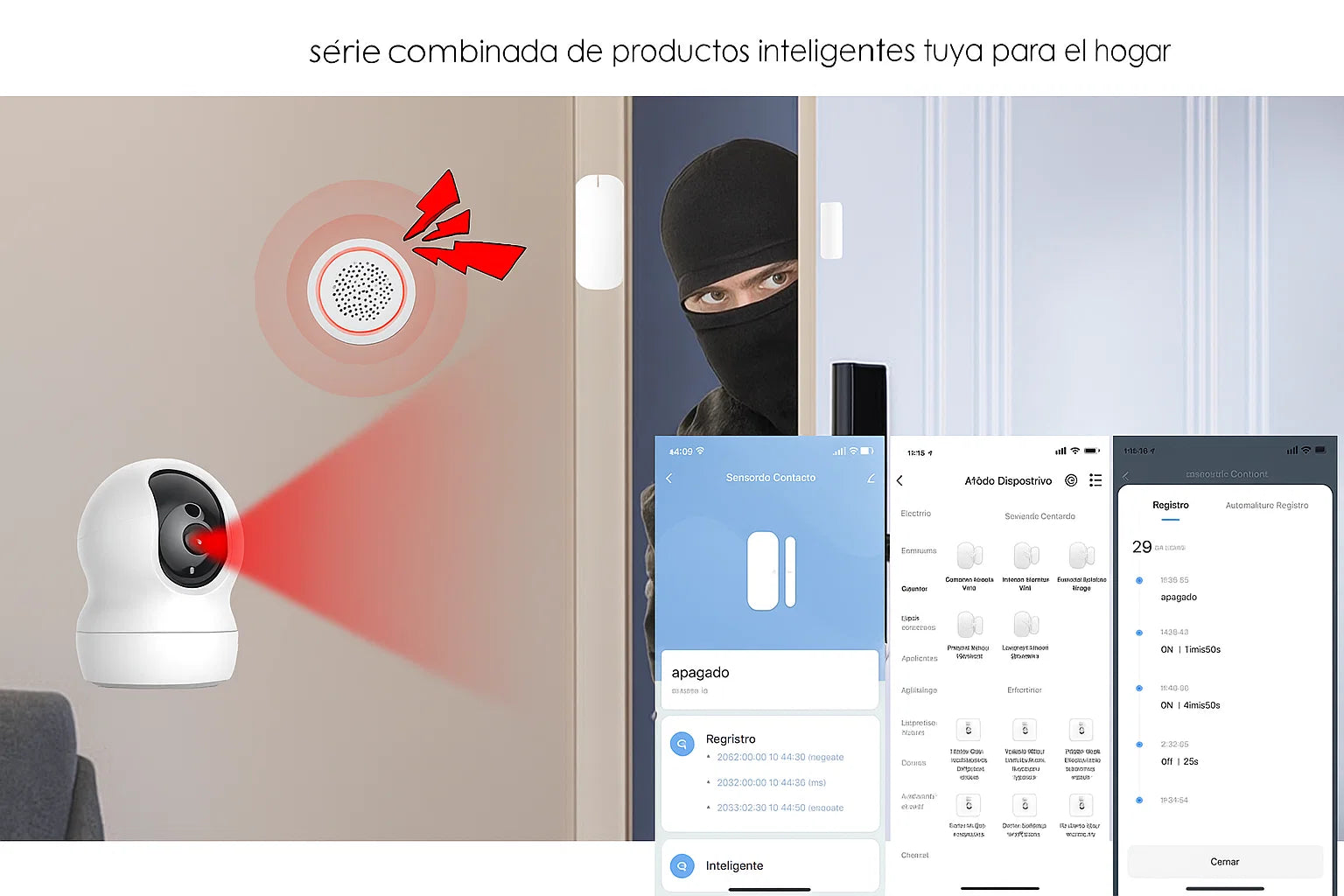 Sensor Inteligente WiFi para Puertas y Ventanas: Tu Alerta de Seguridad Instantánea - TuAliado Homeplus