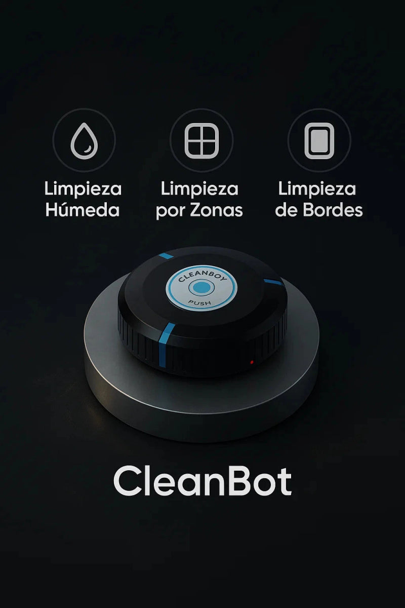 CleanBot Mini: Robot Aspirador Automático Ultra Fino (Anti-Polvo y Pelo) TuAliado Homeplus