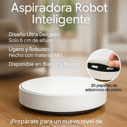 CleanBot Mini: Robot Aspirador Automático Ultra Fino (Anti-Polvo y Pelo) TuAliado Homeplus