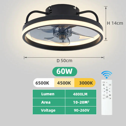 Ventech: Ventilador de Techo con Luz LED