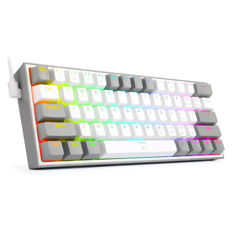 Teclado mecánico Redragon K617 de 61 teclas con intercambio en caliente