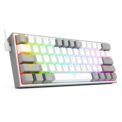 Teclado mecánico Redragon K617 de 61 teclas con intercambio en caliente