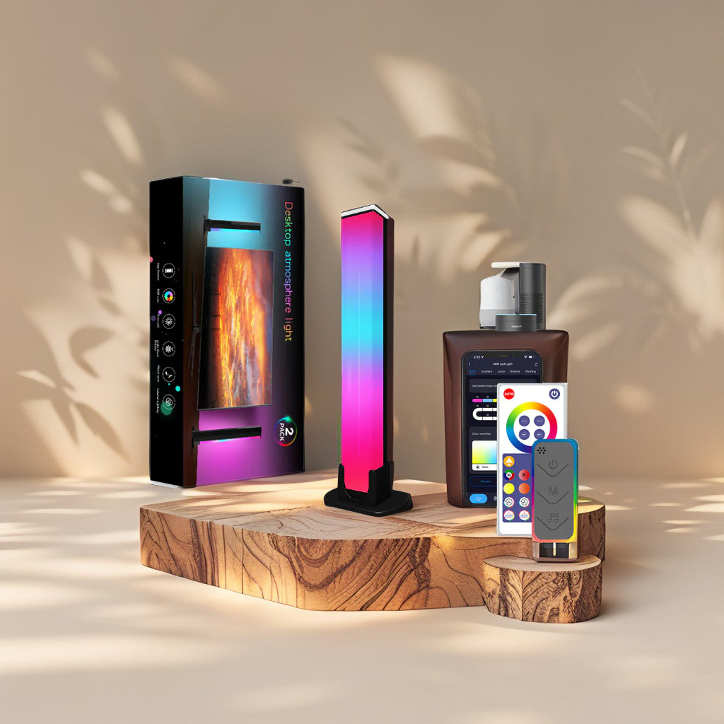 Graffiti Sync Lamp – Luz Ambiental RGB que Baila con Tu Música