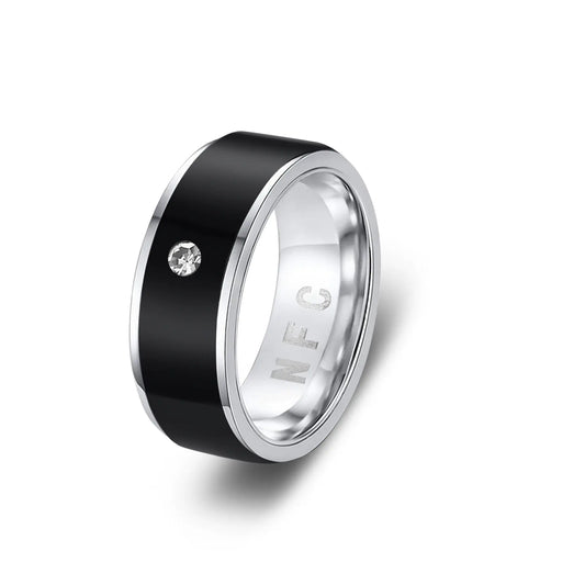 Titanium Steel Smart Ring for Phone Tagging