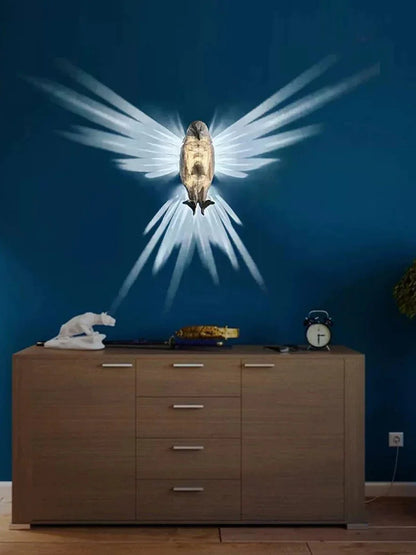 Lámpara de Pared Águila Majestuosa: Arte y Luz en Vuelo