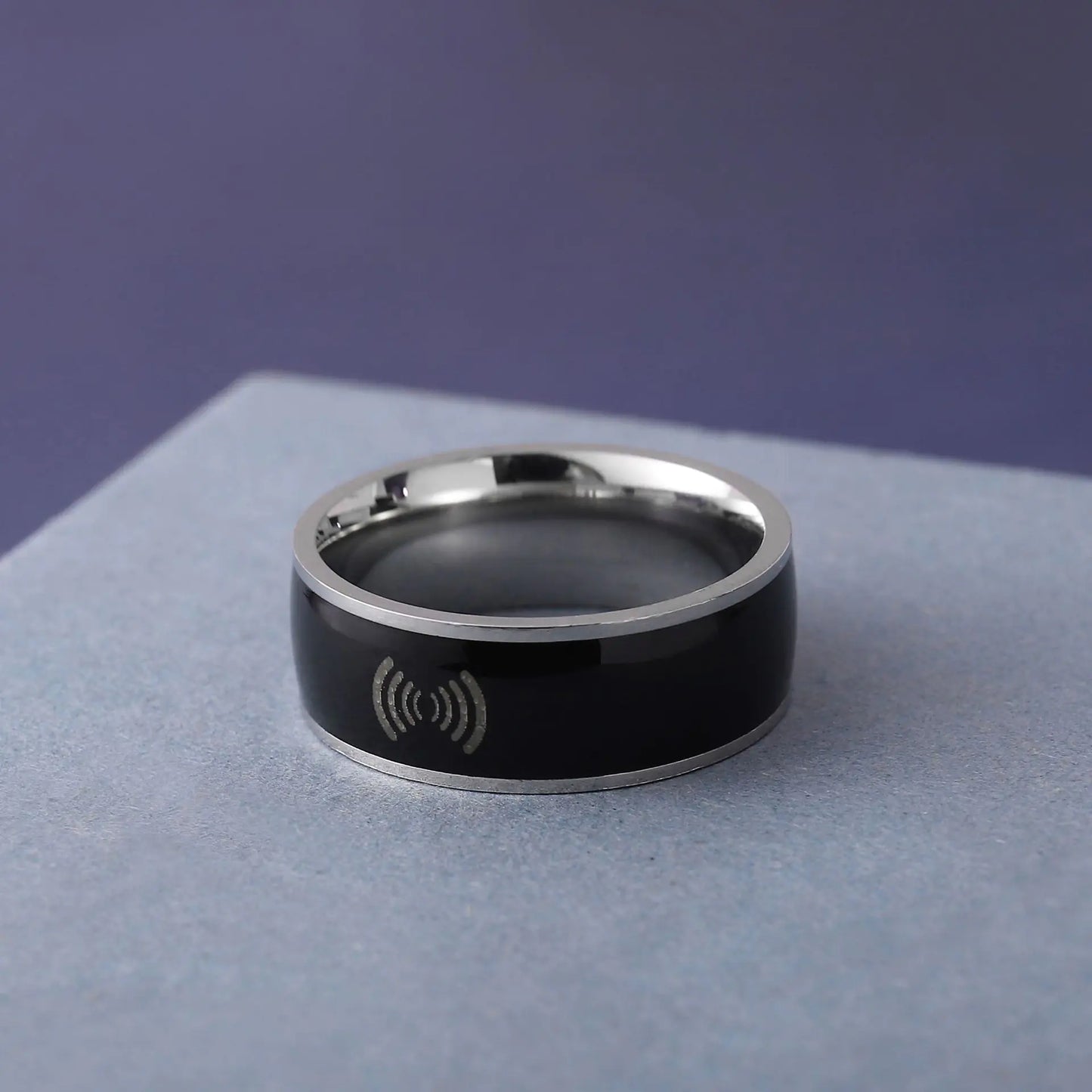 Titanium Steel Smart Ring for Phone Tagging