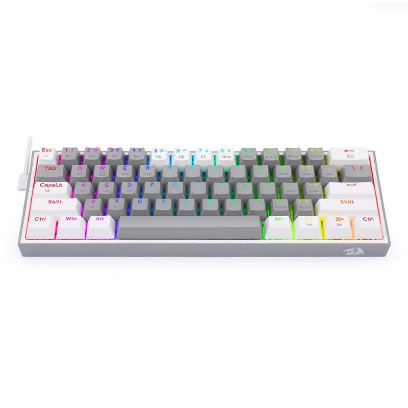 Teclado mecánico Redragon K617 de 61 teclas con intercambio en caliente