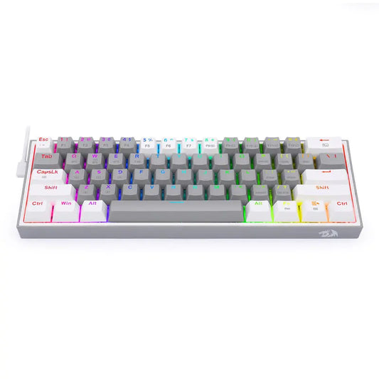 Teclado mecánico Redragon K617 de 61 teclas con intercambio en caliente