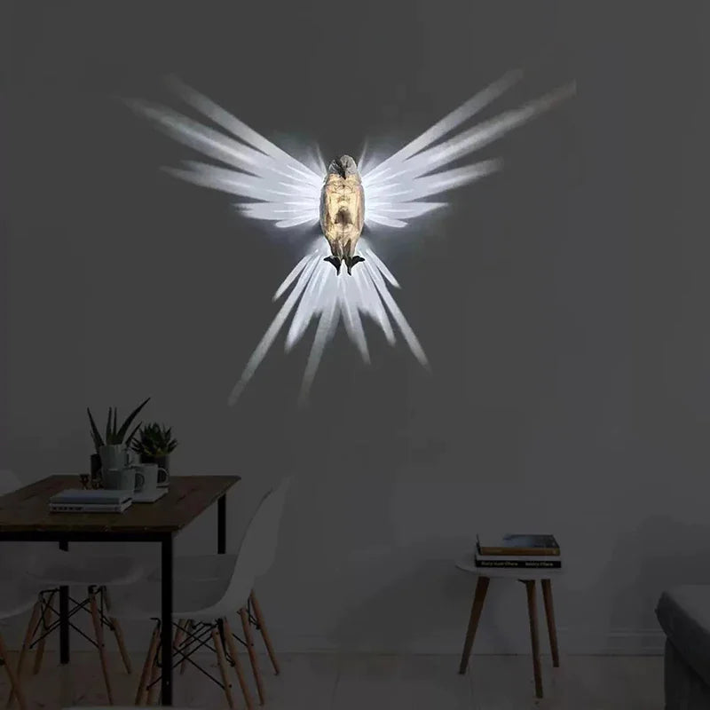 Lámpara de Pared Águila Majestuosa: Arte y Luz en Vuelo