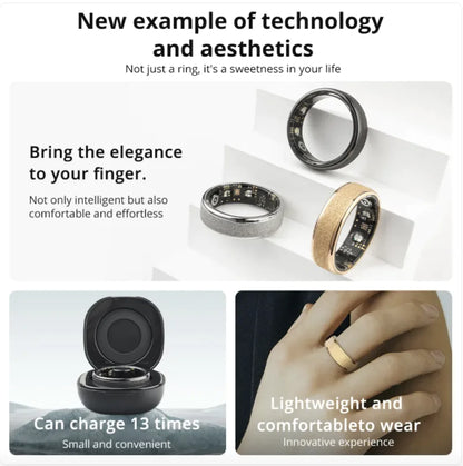 Anillo Inteligente de Salud y Fitness: Monitorea tu Bienestar con Estilo y Discreción