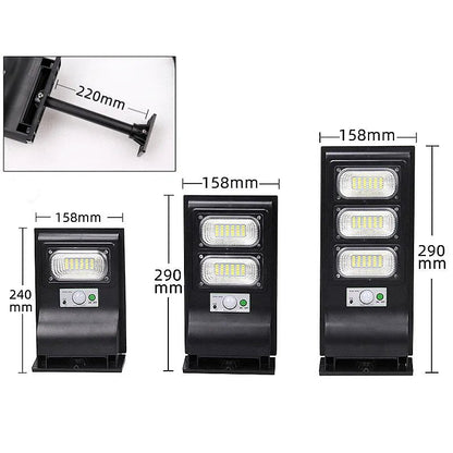 Lámpara Solar de Pared para Exterior de Alta Potencia (20W/40W/60W) con Sensor - TuAliado Homeplus