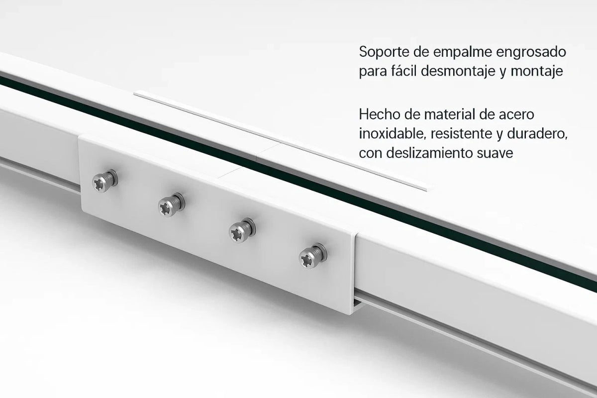 Riel de Cortina Eléctrico Inteligente (Control por App y Voz) TuAliado Homeplus