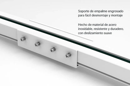 Riel de Cortina Eléctrico Inteligente (Control por App y Voz) TuAliado Homeplus