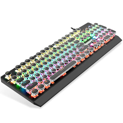 Retrokey: Teclado Mecánico Steampunk