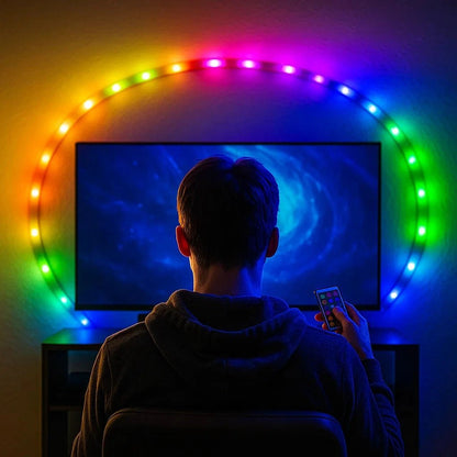 Tira de Luces LED RGB Chroma Flow (Control por App y Voz) TuAliado Homeplus