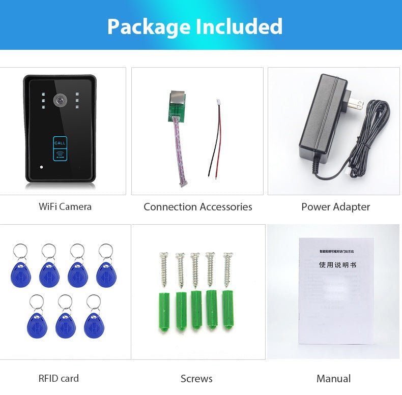 Smart WiFi Video Doorbell with Remote Monitoring TuAliado Homeplus