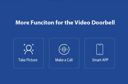 Smart WiFi Video Doorbell with Remote Monitoring TuAliado Homeplus