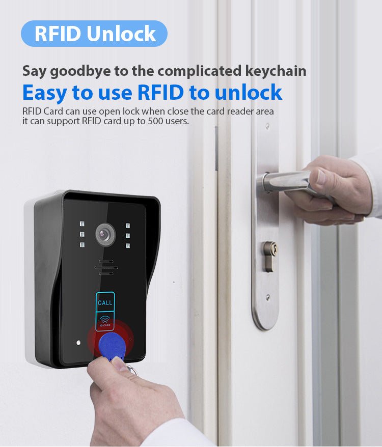 Smart WiFi Video Doorbell with Remote Monitoring TuAliado Homeplus