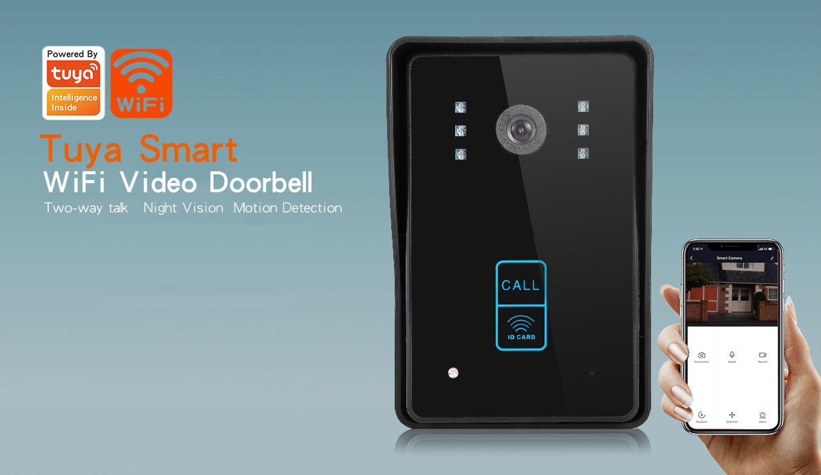 Smart WiFi Video Doorbell with Remote Monitoring TuAliado Homeplus