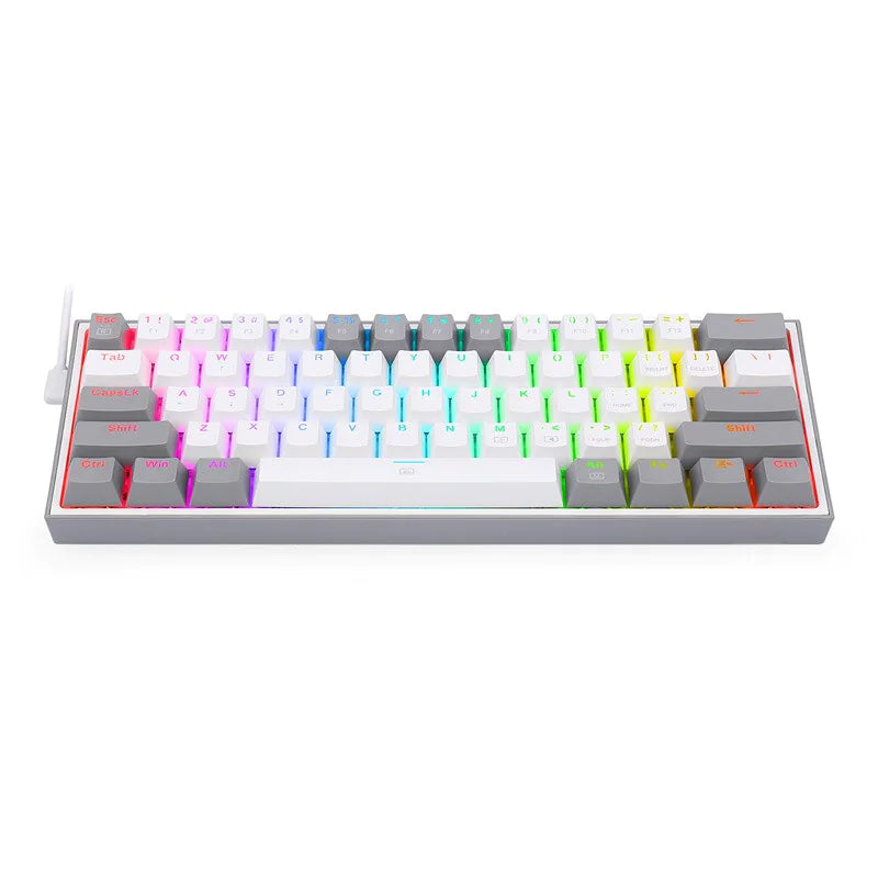 Teclado mecánico Redragon K617 de 61 teclas con intercambio en caliente