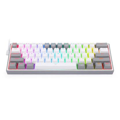 Teclado mecánico Redragon K617 de 61 teclas con intercambio en caliente