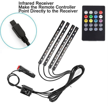 Devine LED Car Lights with RGB Music Rhythm Control